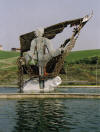Settembre 2002: Inaugurazione al Monumento a Cristo a Castel di Leva, Roma